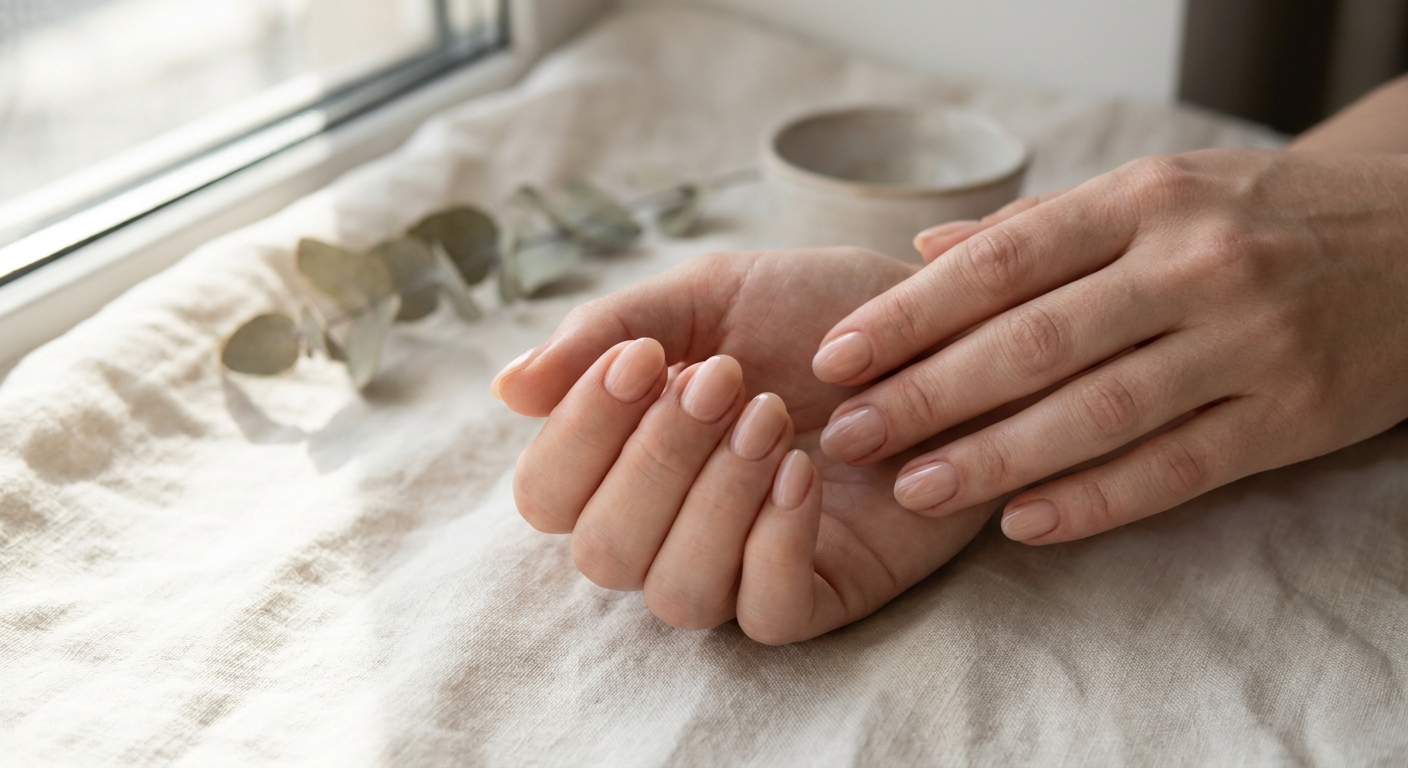 Gelnägel – gepflegte Naturnägel mit dezentem Gel